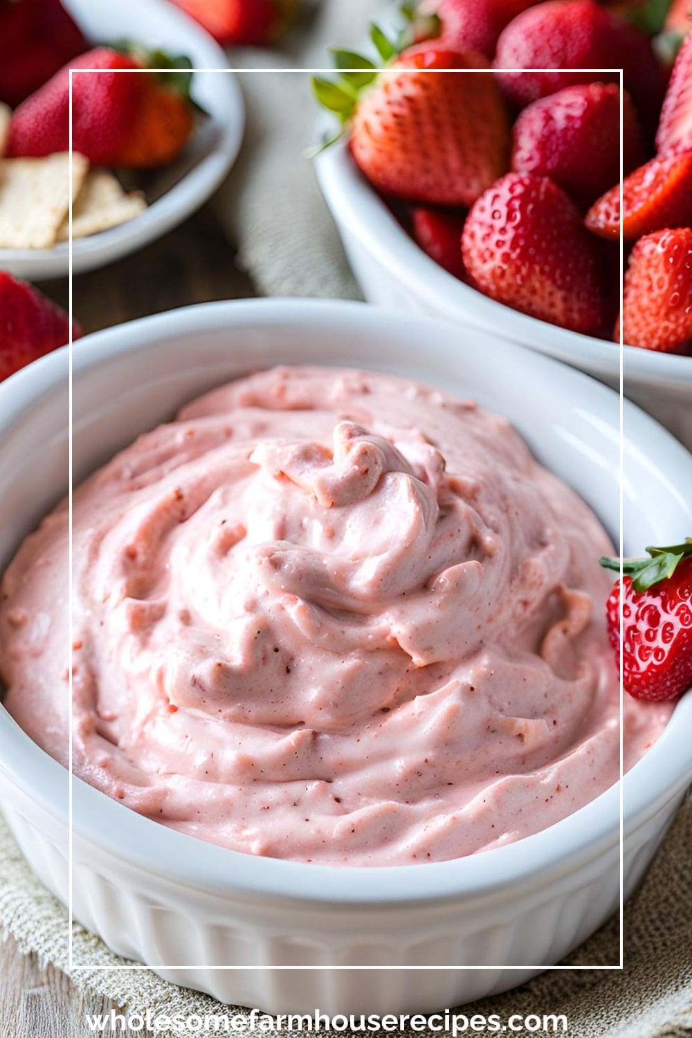 Easy Strawberry Cream Cheese Fruit Dip