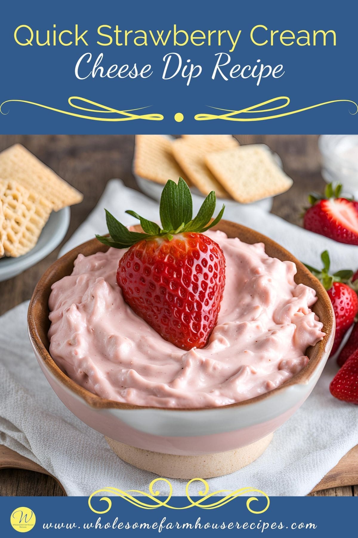 Quick Strawberry Cream Cheese Dip Recipe