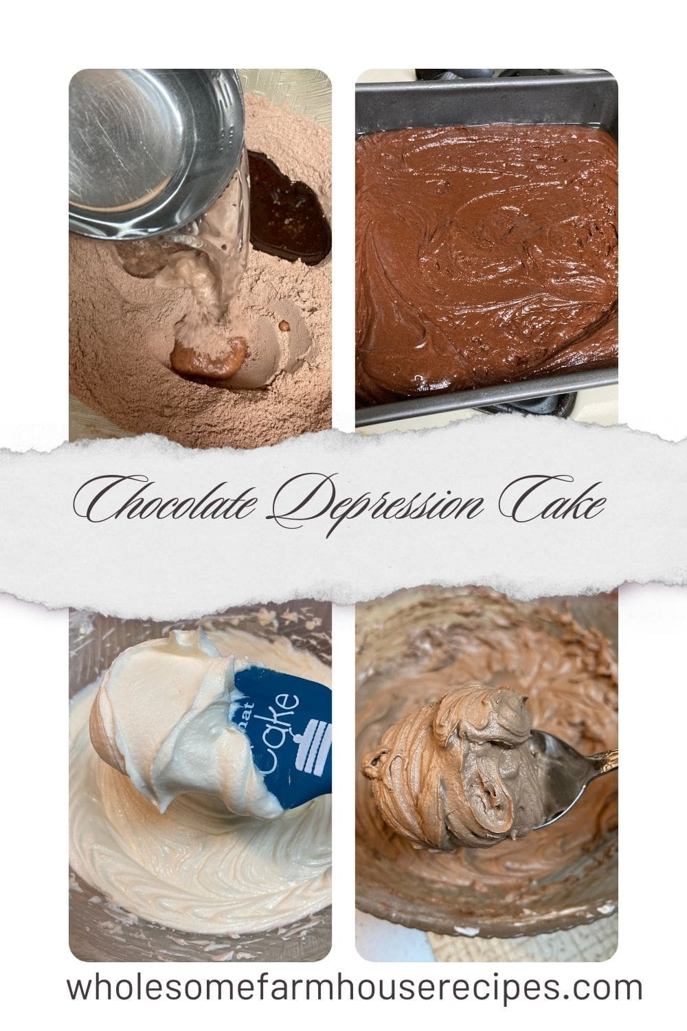 Chocolate Depression Cake