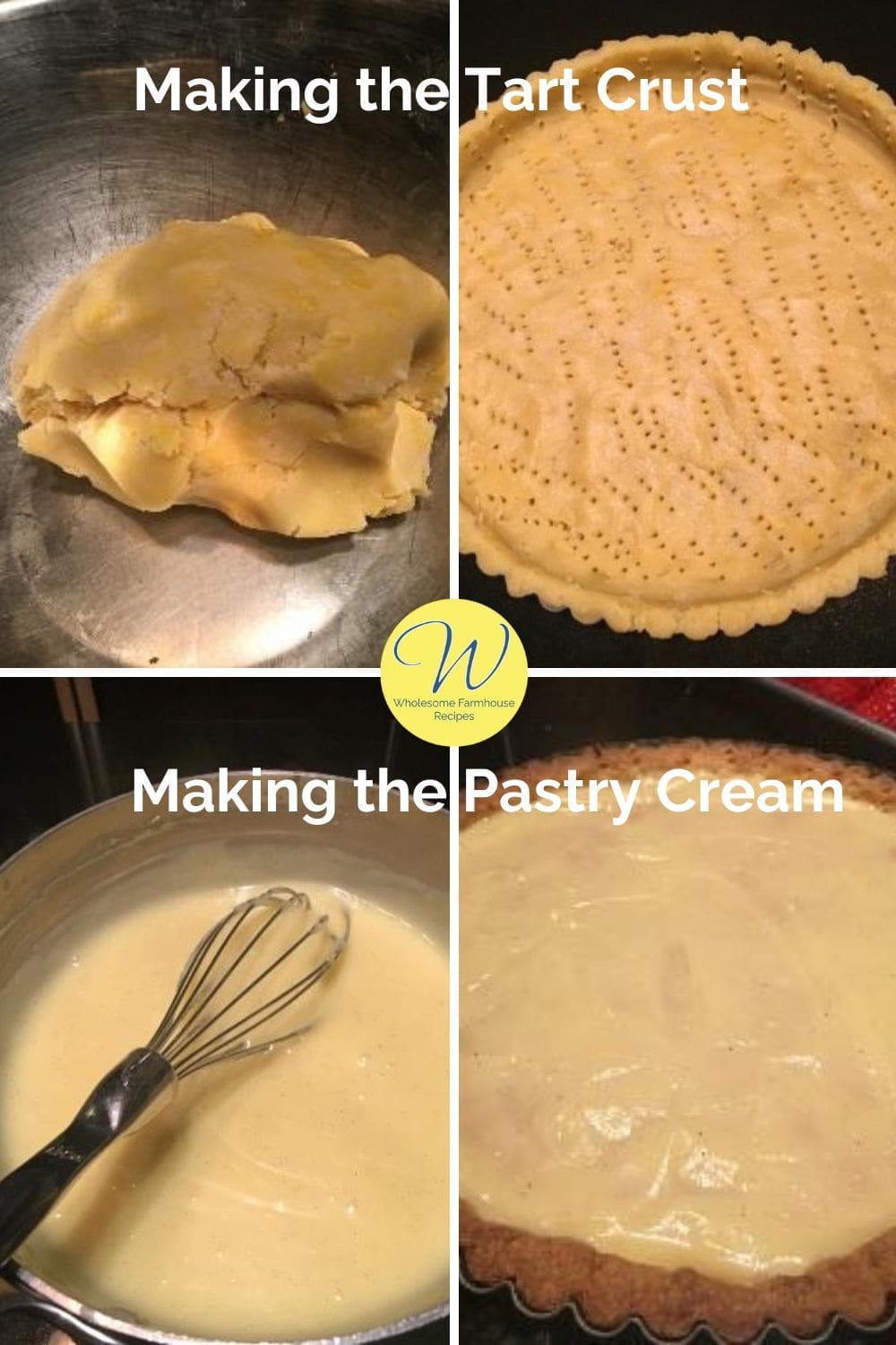 Making the Tart Crust and Pastry Cream