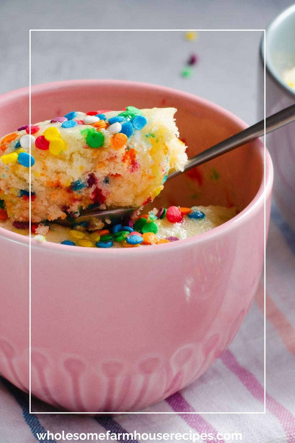 Funfetti Cake in a Mug