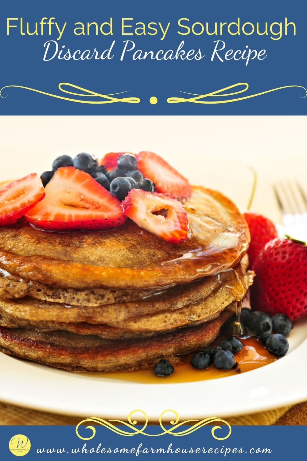 Fluffy and Easy Sourdough Discard Pancakes Recipe