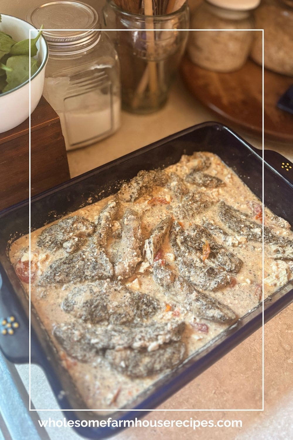Chicken with Cheesy Sauce