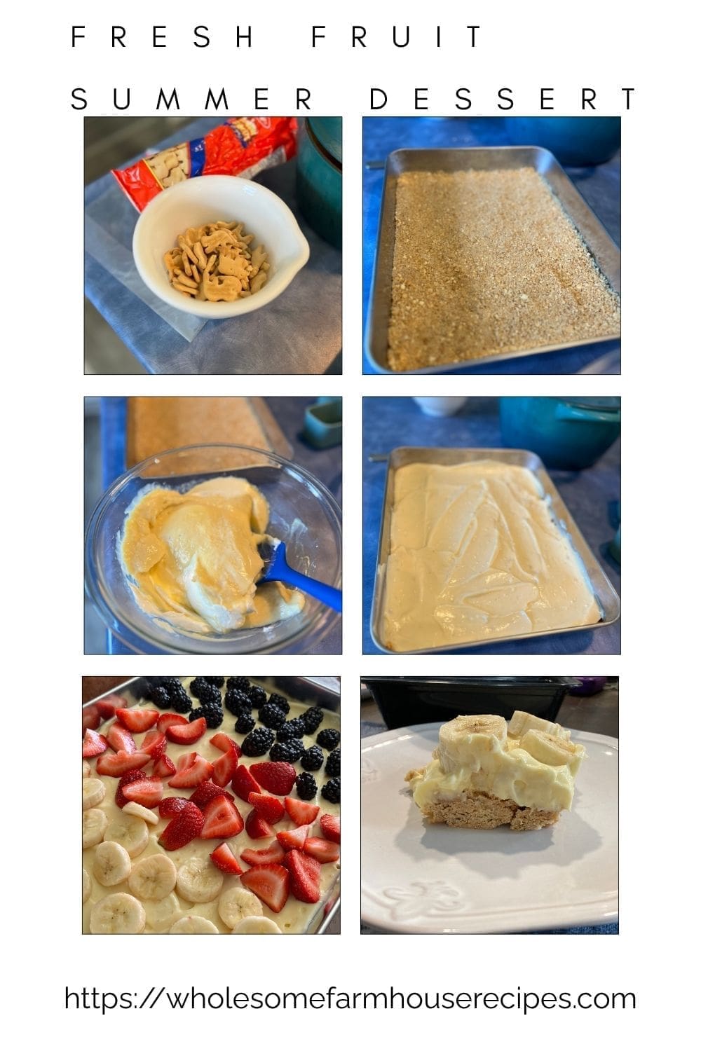 Fresh Fruit Summer Dessert