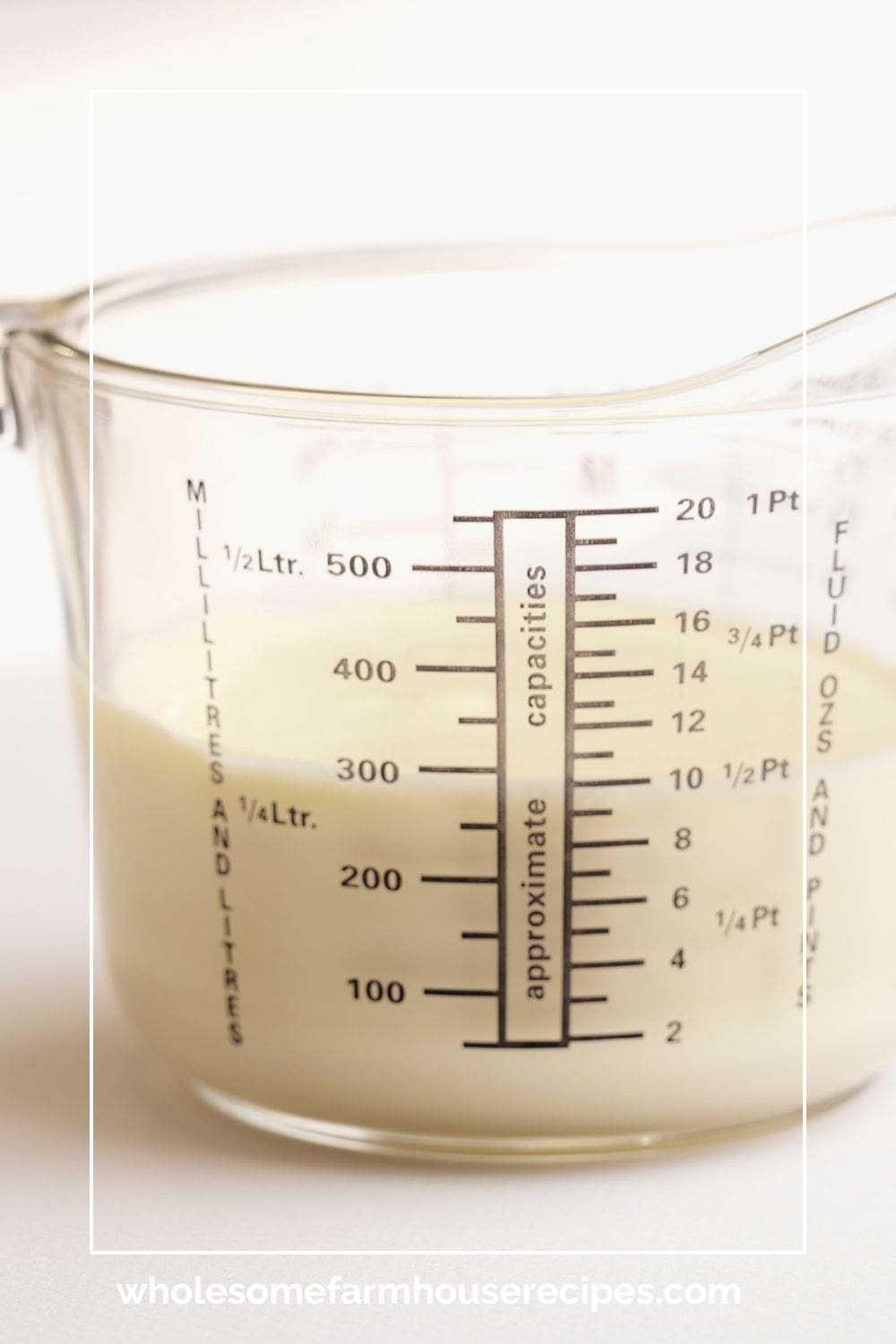 measuring liquid