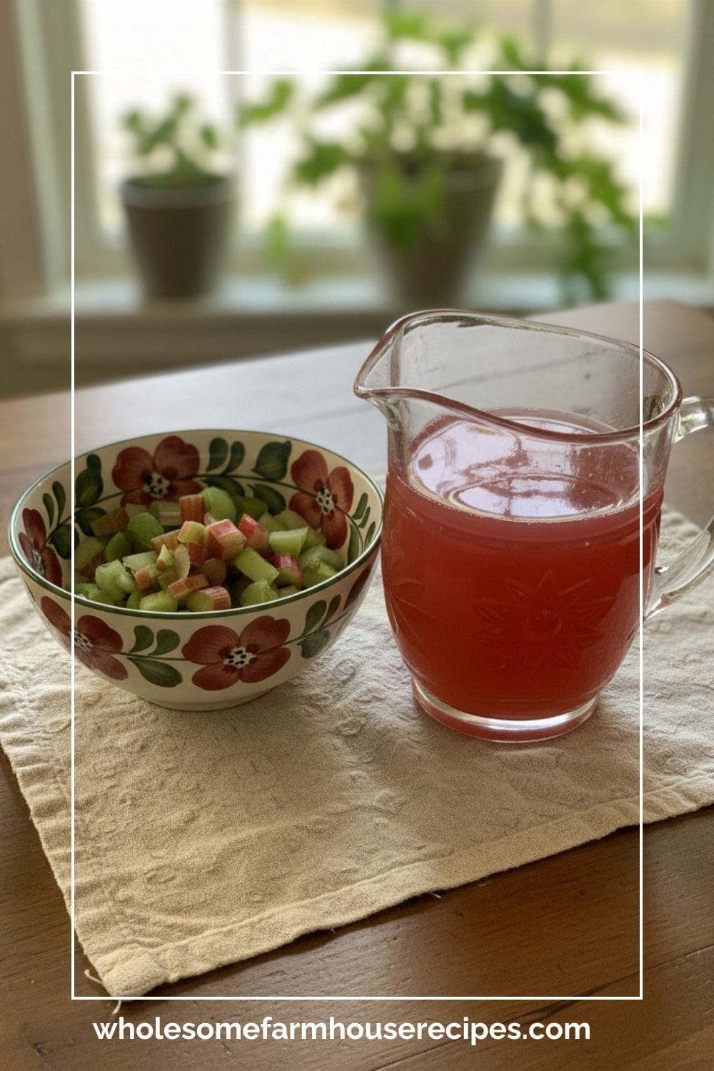 Fresh Rhubarb Syrup Concentrate