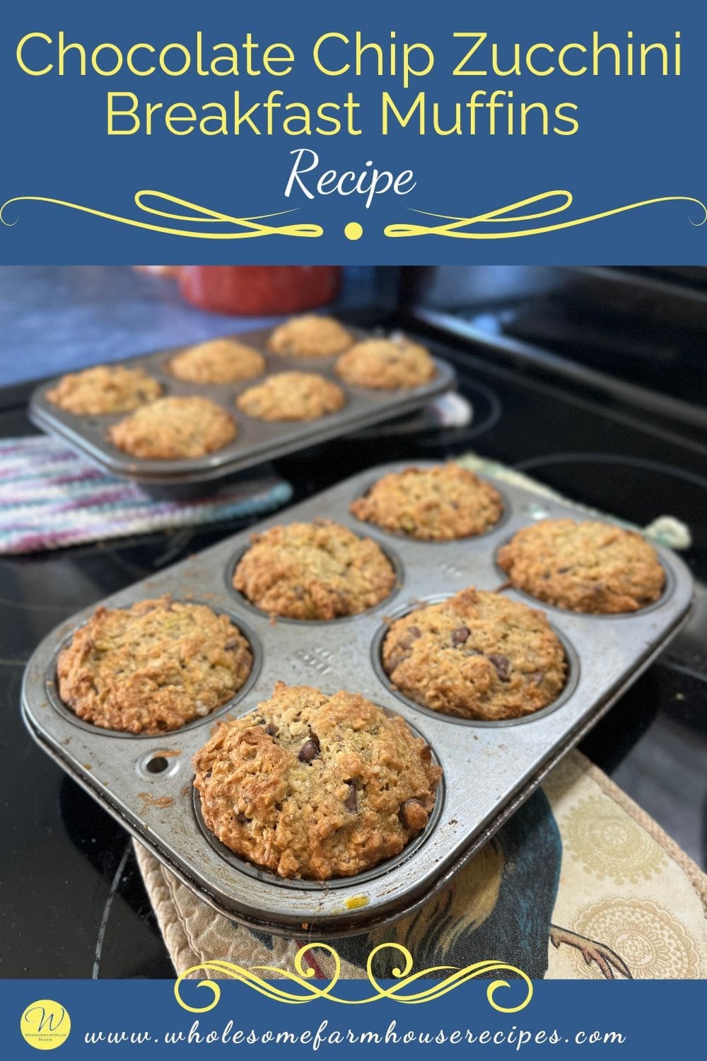 Chocolate Chip Zucchini Breakfast Muffins Recipe