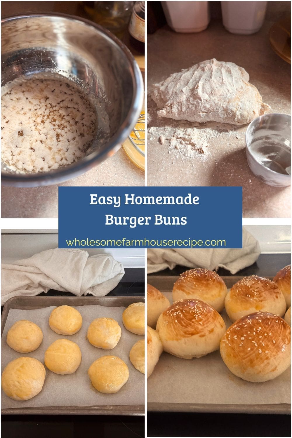 Easy Homemade Burger Buns