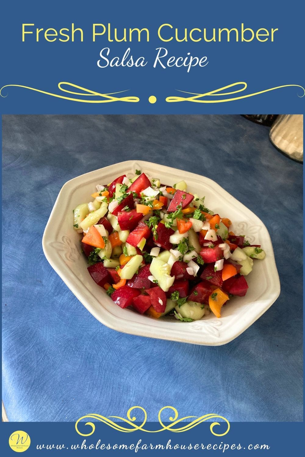 Fresh Plum Cucumber Salsa Recipe