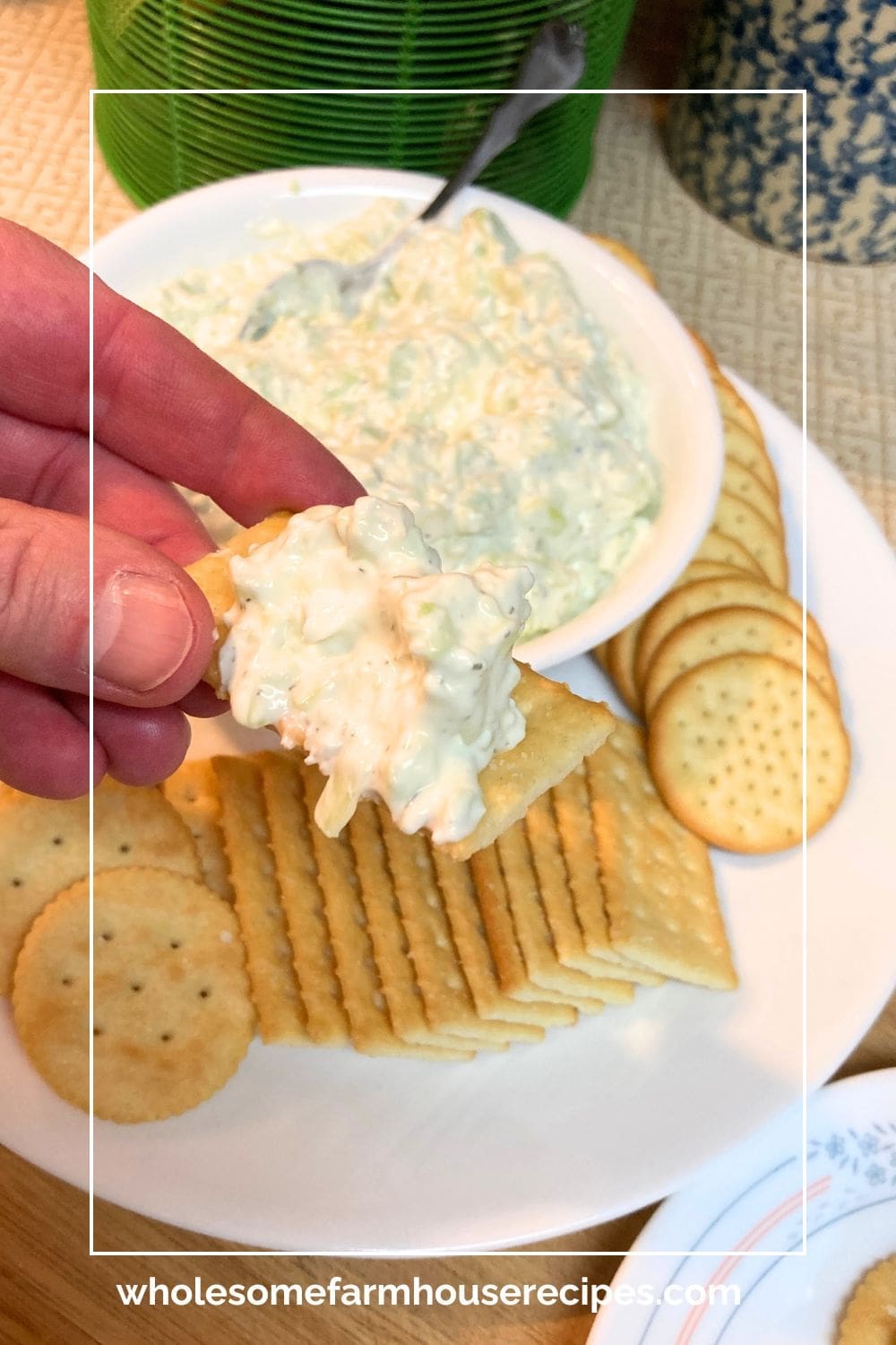 easy summer cucumber dip