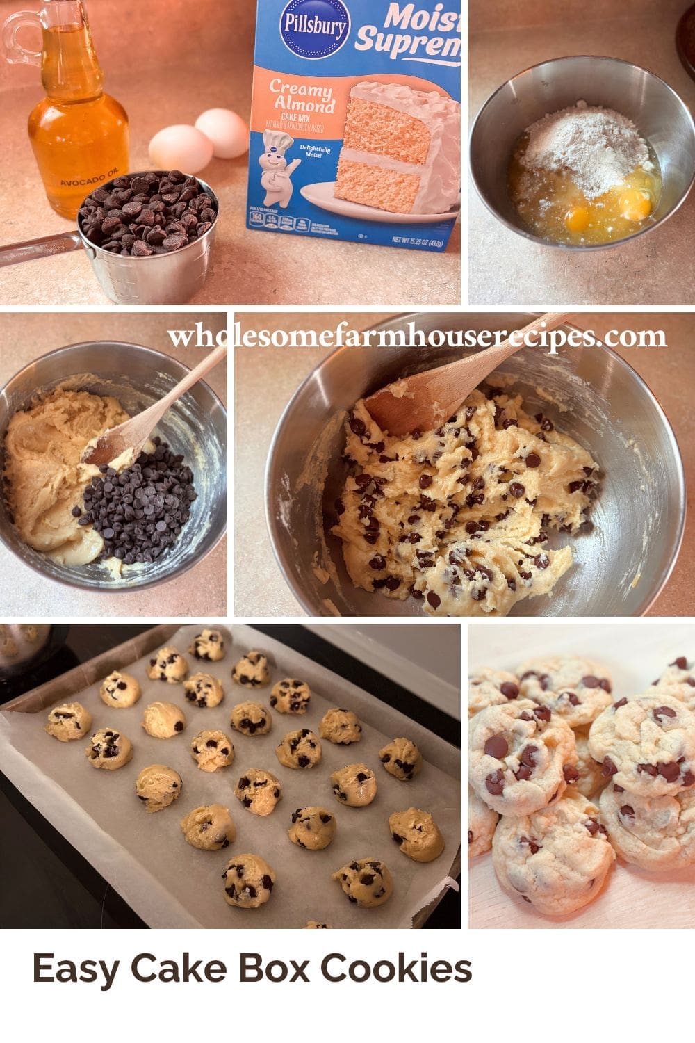 Easy Cake Box Cookies