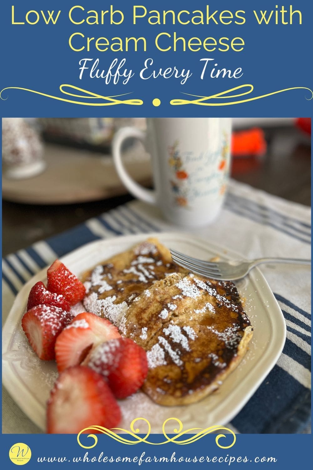 Low Carb Pancakes with Cream Cheese Fluffy Every Time