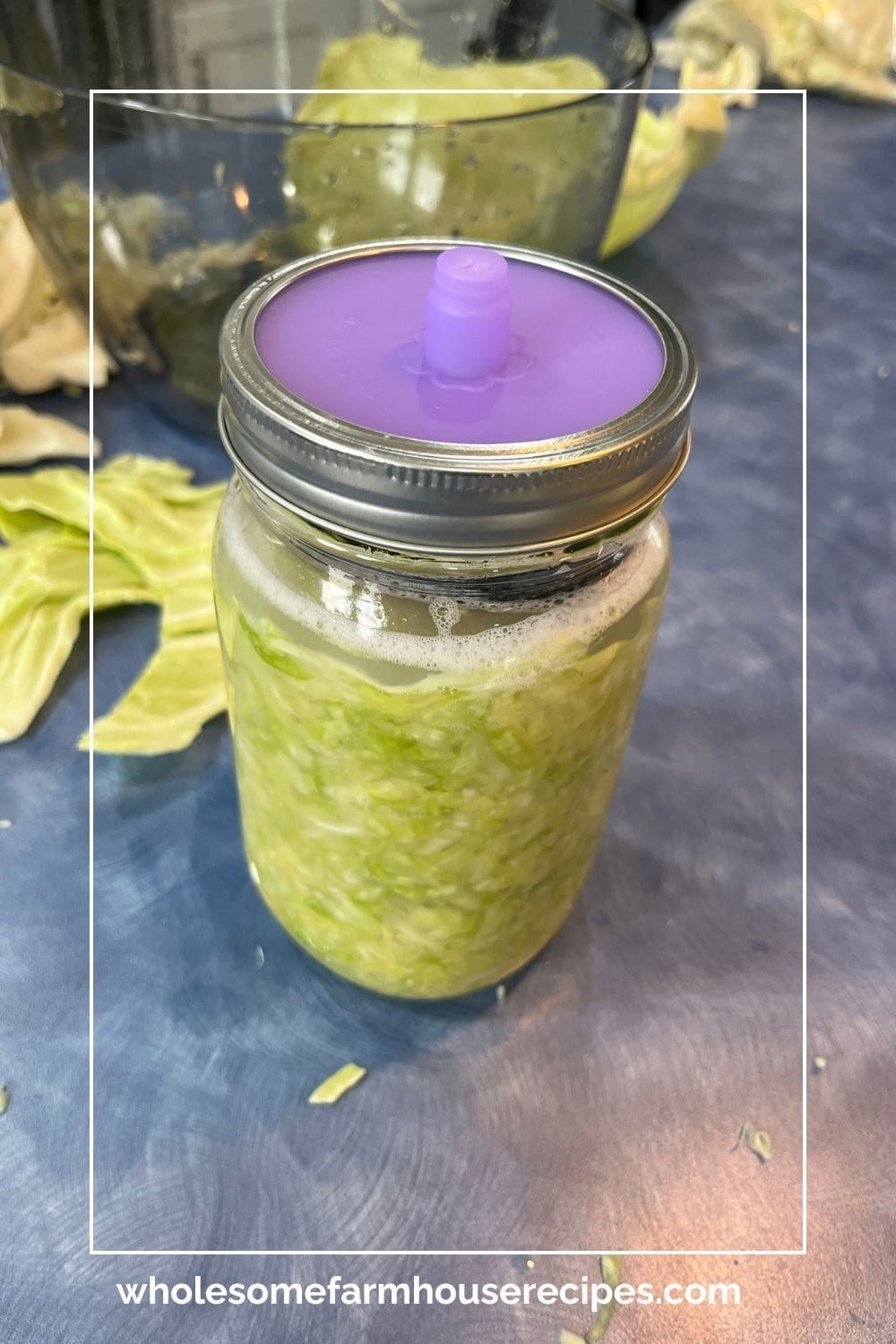 Making Homemade Sauerkraut