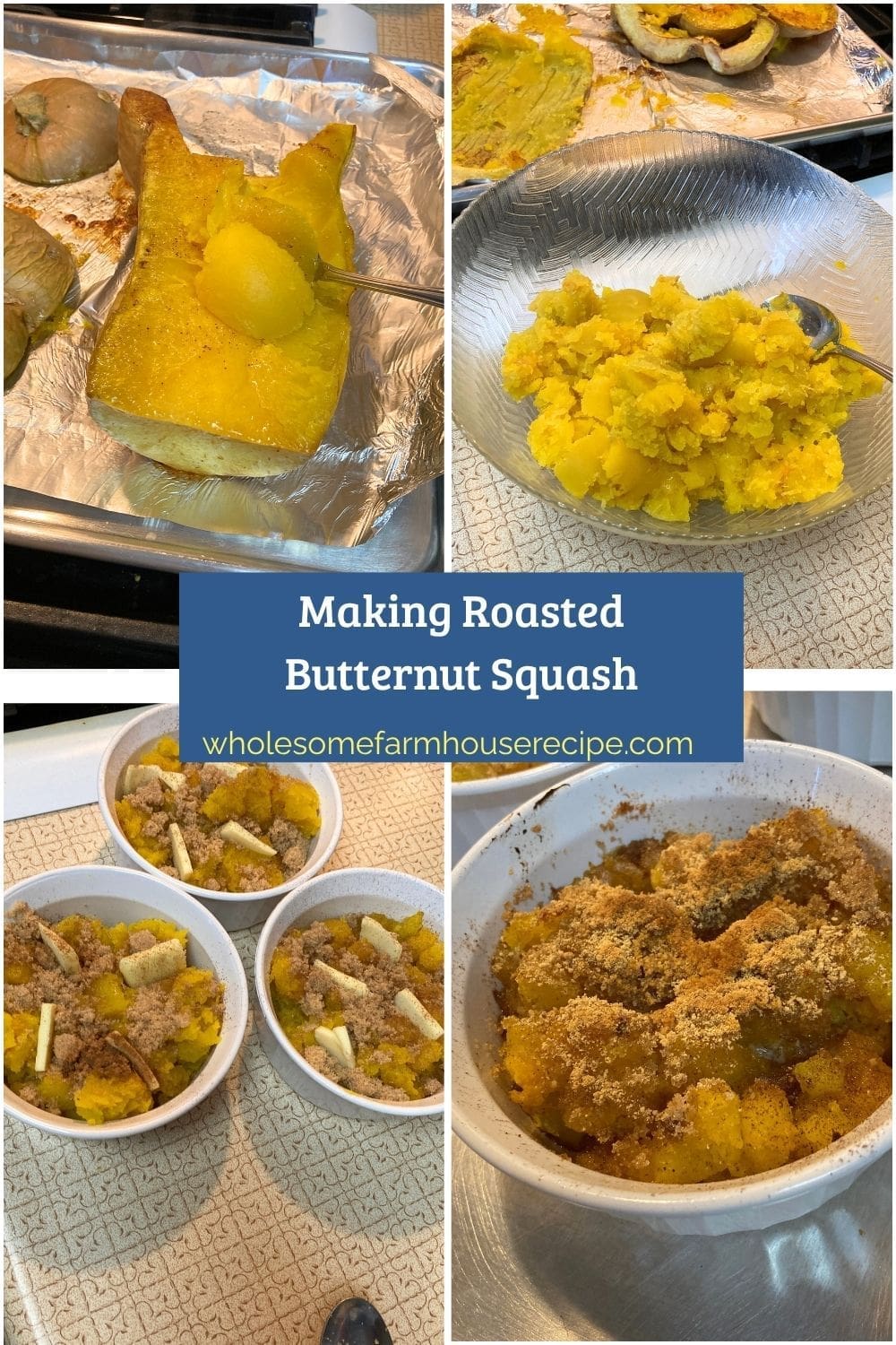 Making Roasted Butternut Squash