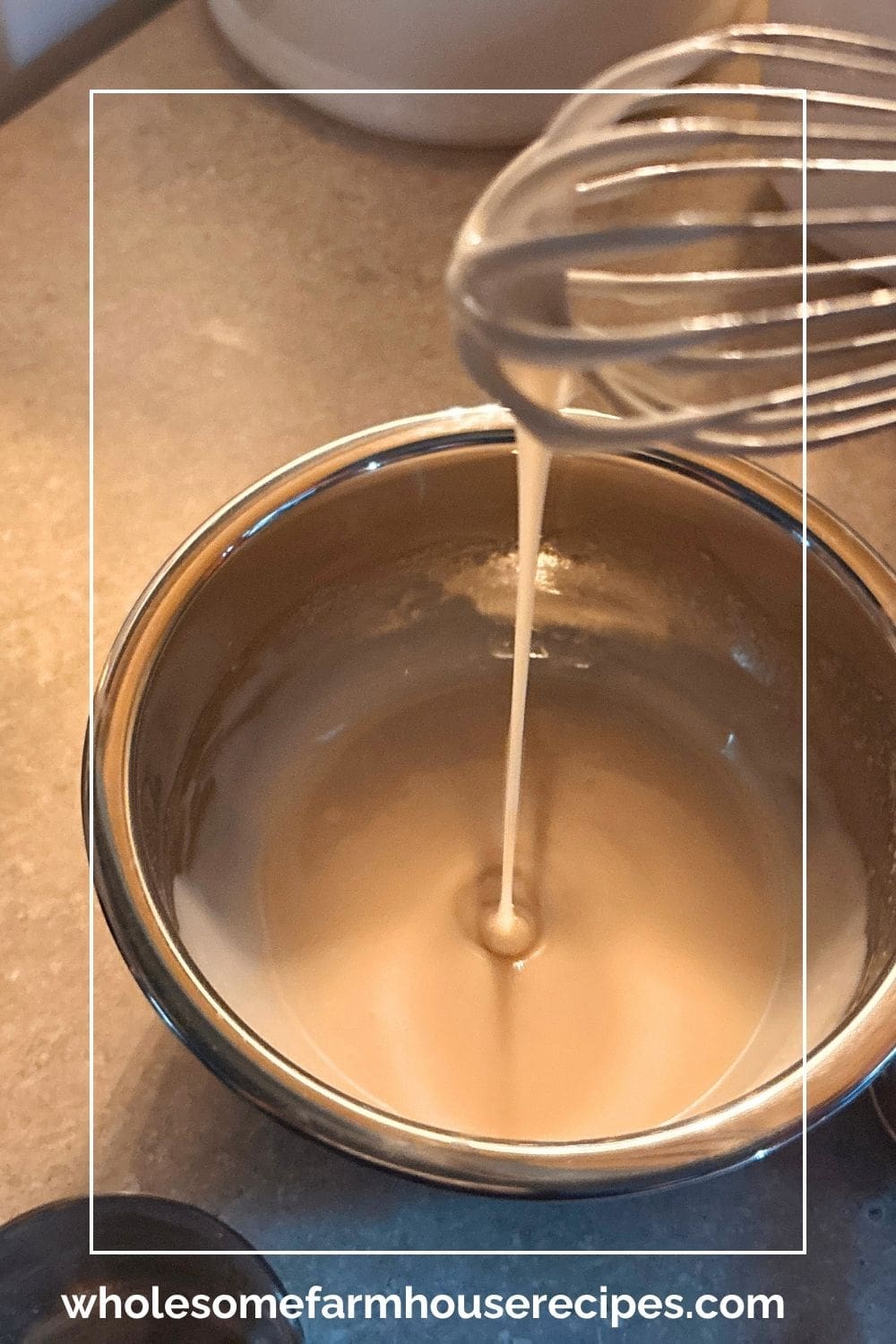 Making the Maple Vanilla Glaze