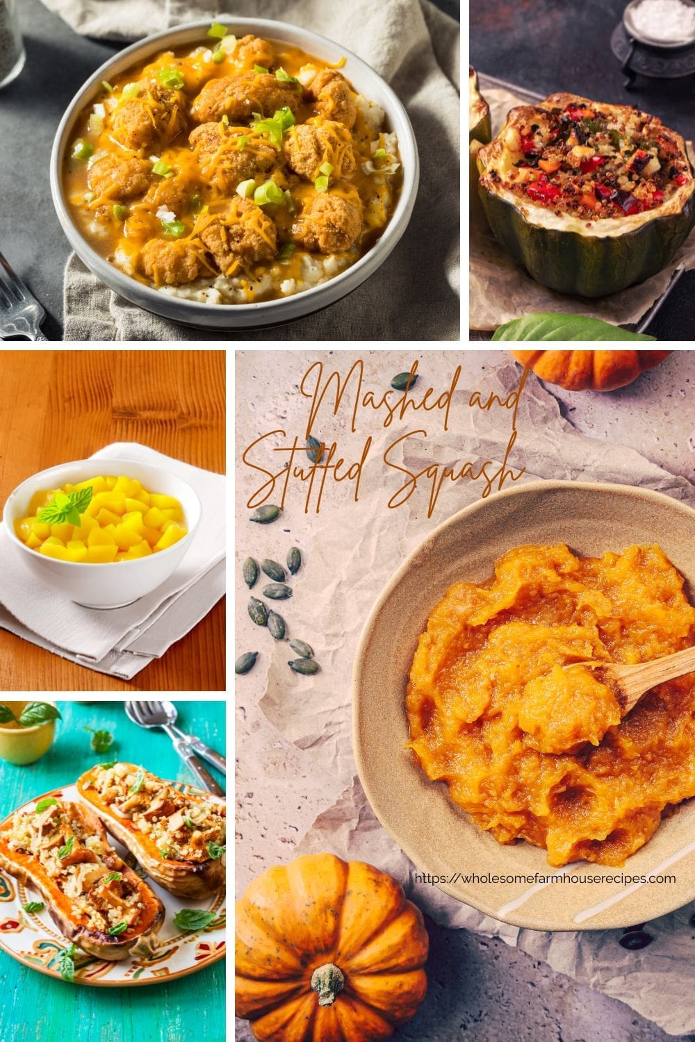 Mashed and Stuffed Squash