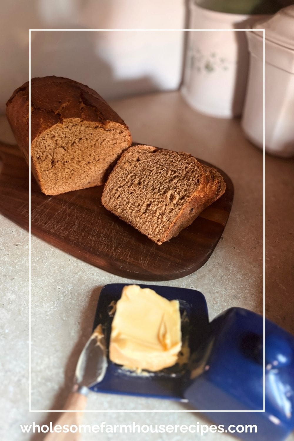 Sliced Dark Pumpernickel Bread