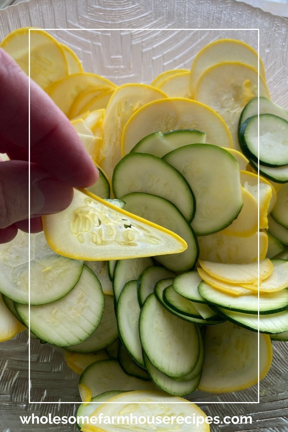 Thinly Sliced Squash